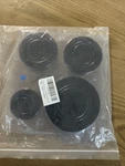 Upgraded Gas Stove Burner Cap Set - 4PIECE Metal Cooker Hat Replacement Kit, For. Fixed Price $19.00.