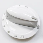 WP74011276 Whirlpool White Burner Knob Oem. Fixed Price $12.95.