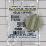 Whirlpool Range Control Knob WP3182569. Fixed Price $33.99.