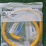 Eastman 48" Gas Connector 5/8" Od 1/2" Mip Stainless Steel Yellow For Oven/stove. Fixed Price $12.00.