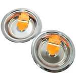 Vtg Target 8" Electric Range Drip Pan 2PK Heavy Duty Chrome Plated Reflector New. Fixed Price $12.99.