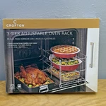Crofton Adjustable Oven Rack 3 Tier - Great For The Holiday Feasts!. Fixed Price $12.82.