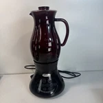 Rare Glass Merlot Red Jenn-air Attrezzi Art Designer Bar Blender Tested See Pics. Fixed Price $99.49.