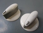 Whirlpool Range Knob, Bisque&stainless (set Of 2) 74008946 KIP5D05 KIP-5D05 Asmn. Fixed Price $12.95.