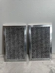 Range Hood Microwave Oven Charcoal Carbon 5" X 7-3/4" 3/8" Filters (2 Pack). Fixed Price $12.99.