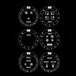 6 Stove Dials Sticker For Burner Cooktop Hob Cooker Oven Replacement Adhesiv. Fixed Price $13.52.