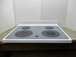 Whirlpool Range Cooktop Chipped Part # 8188040. Fixed Price $180.00.