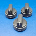 Genuine Gas Range Oven, Knob Set Of # WB03X26675. Fixed Price $29.99.