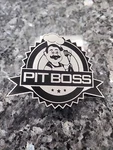 Used Oem Pit Boss PBV4PS2 Smoker Metal Logo. Fixed Price $19.99.