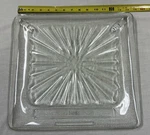 Amana Microwave Glass Tray Plate Thick Heavy Starburst 14 1/2" X 13 5/8". Fixed Price $49.99.