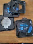 Range Kleen New Square Drip 7.5" Porcelain Gas Pans Black. Fixed Price $24.95.