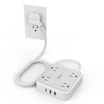 Tessan Surge Protector Flat Extension Cord 5FT, Plug Power Strip. Fixed Price $9.00.