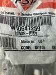 Qty (2) W10647259 Whirlpool Range Hinge-recv Reciver Pair Set Fast Ship Af. Fixed Price $10.46.