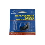 Westinghouse Replacement Turn Knobs With 1/2 Extensions Black For Light/lamp Fs. Fixed Price $6.95.