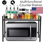 2 Tier Microwave Metal Stand Oven Shelf Rack Household Kitchen Organizer Counter. Fixed Price $35.09.