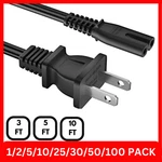 Prong Power Cord 3FT 5FT 10FT Standard 2-SLOT Cable Replacement. Fixed Price $59.99.