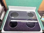 Range Oven Cooktop Main Glass P#WB62T10765. Fixed Price $120.00.