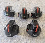 Pcs Gas Oven Stove Burner Control Knobs For Frigidaire LFGF3052TFA/. Fixed Price $14.99.