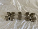 Brushed Stainless Set Of 10 Knobs WB03X31662 Cafe CGS700P2M1S1 Range KN138. Fixed Price $120.00.