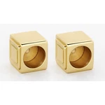 Alno A6546-PB/NL Cube Bath Shower Rod Brackets Only Unlacquered Brass. Fixed Price $107.96.