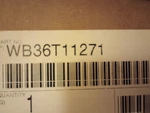 New Ge Panel WB36T11271. Fixed Price $140.00.