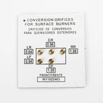 W11083838 Whirlpool Conversion Kit Oem. Fixed Price $74.95.