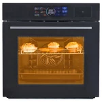 24" Electric Single Wall Oven 3000W Safety Lock 70L Capacity Double-layered. Fixed Price $512.99.