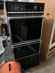 Kenmore Pilot-free Ignition Double Wall Oven Natural Gas Black Silver Steel. Fixed Price $150.00.