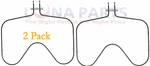 2 Pack 9758541 Electric Range Bake Lower Unit Element For Whirlpool W10308477. Fixed Price $44.34.