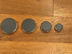 Burner Set For Fulgor DDU3004BS Stainless Cooktop Z10-79. Fixed Price $68.88.