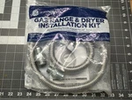 General Electric Gas Range & Dryer Installation Kit 48" Stainless Steel. Fixed Price $13.00.