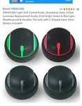 Fireacoke Light Grill Control Knob, Streamline Style, 4 Pack. Fixed Price $20.00.