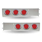 Trux TU-9209L1 Mud Flap Hanger, With Flat Top And 6 4" Le Ds Bezels. Fixed Price $405.50.
