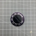 Electric Range Thermostat Knob Black WB3X5642 164D2095 - Free Shipping. Fixed Price $12.00.