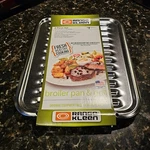 Range Kleen Broiler Pans & Grill BP100X Piece Heavy Duty Porcelain 16"X12.75". Fixed Price $17.95.