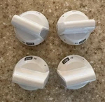 Set Of Frigidaire Kenmore Burner Knobs White 316353104 Kp 5H79 Oem. Fixed Price $20.00.