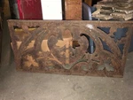 C1878 Gothic Hartford Ct State Capital Cast Iron Roof Cresting Panel. Fixed Price $325.00.