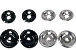 Replacement Burner Bowls Oven Cooktop Drip Pan Kit For Electric Range 8 & 6" Set. Fixed Price $50.88.