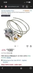 Frigidaire 241537104 Temperate Control Thermostat White. Fixed Price $80.00.