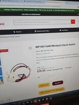 WP74011648 Whirlpool Harsh Switch Genuine Oem Part. Fixed Price $80.00.