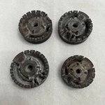 Ge Cooktop Gas Burners Base 4 Pieces Lot Set. Fixed Price $45.00.