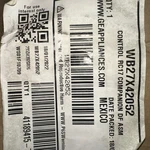 New Genuine Oem Control Board - WB27X42052 Closed Box. Fixed Price $99.99.