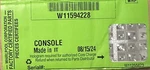 New W11594228 Whirlpool Wall Oven Console Assembly Oem. Fixed Price $290.91.