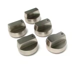 Wolf 36" Gas Cook Top Stainless Steel Knob Kit No. 824489 Oem. Fixed Price $270.00.