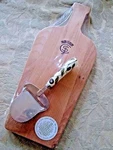 New Chateau St Jean Winery Bottle Cutting Board Cheese Plane Made Oregon. Fixed Price $54.08.