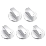 Uxcell 5PCS Gas Stove Knob, Universal Cooker Replacement 6MM, Silver Tone. Fixed Price $23.51.
