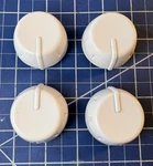 Kitchen Aid Stove Oven Range Set Of Knobs White Metal 9756941. Fixed Price $38.01.