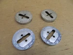Kitchenaid Range Knob Bezels - Lot Of 4 Part # W10663809 W10813558. Fixed Price $29.98.