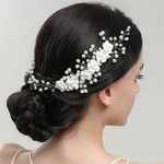 Handmade Wedding Hair Comb, Pearl Flower Bridal Clip, Accessories,. Fixed Price $6.20.