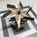 Dacor Oem Oven Convection Fan Assembly 700633 - Tested #2. Fixed Price $59.95.